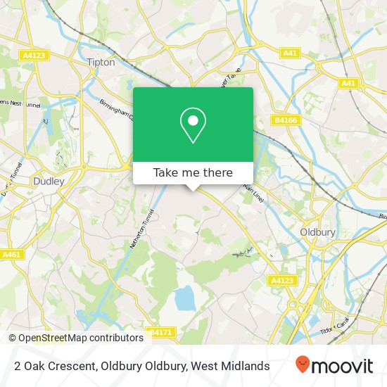2 Oak Crescent, Oldbury Oldbury map
