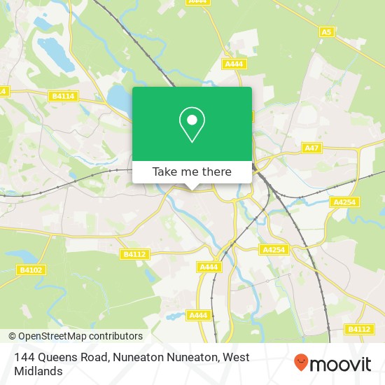 144 Queens Road, Nuneaton Nuneaton map