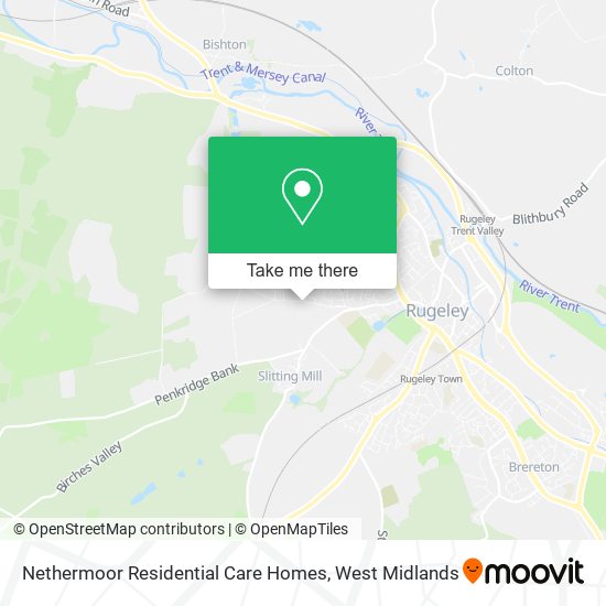 Nethermoor Residential Care Homes map