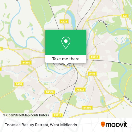 Tootsies Beauty Retreat map