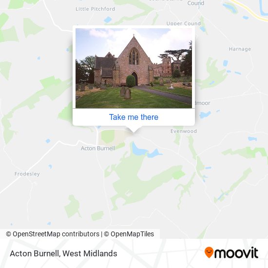 Acton Burnell map