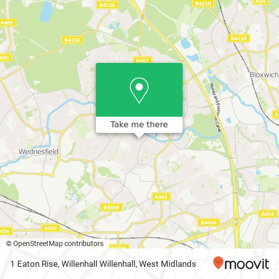 1 Eaton Rise, Willenhall Willenhall map