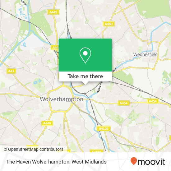 The Haven Wolverhampton map