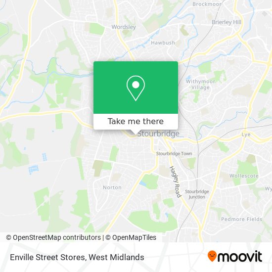 Enville Street Stores map