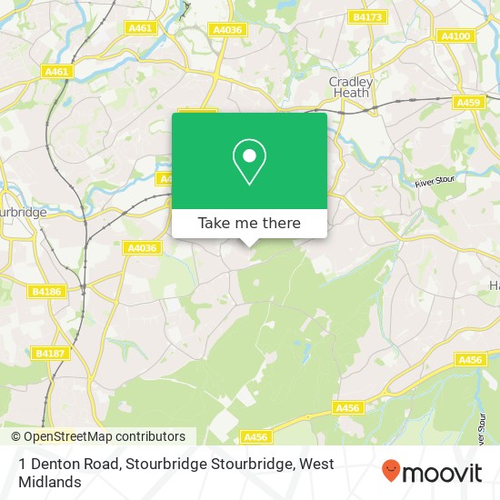 1 Denton Road, Stourbridge Stourbridge map