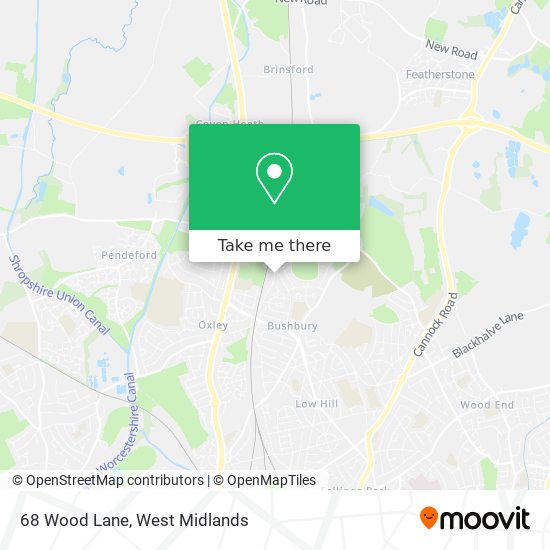 68 Wood Lane map