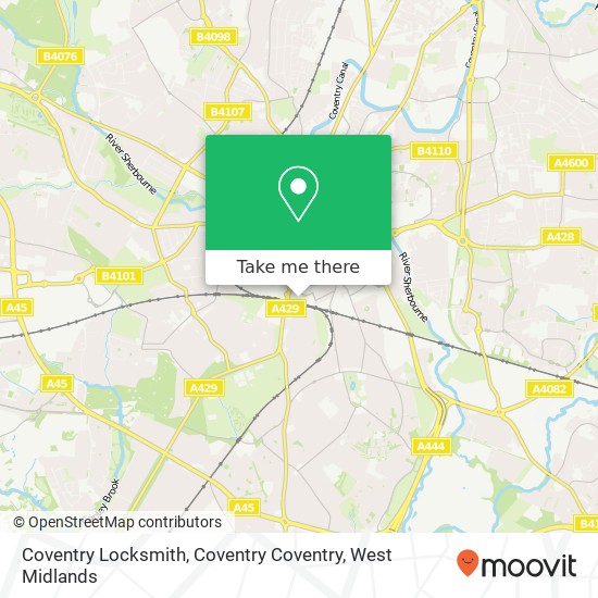Coventry Locksmith, Coventry Coventry map
