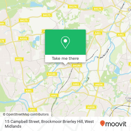 15 Campbell Street, Brockmoor Brierley Hill map