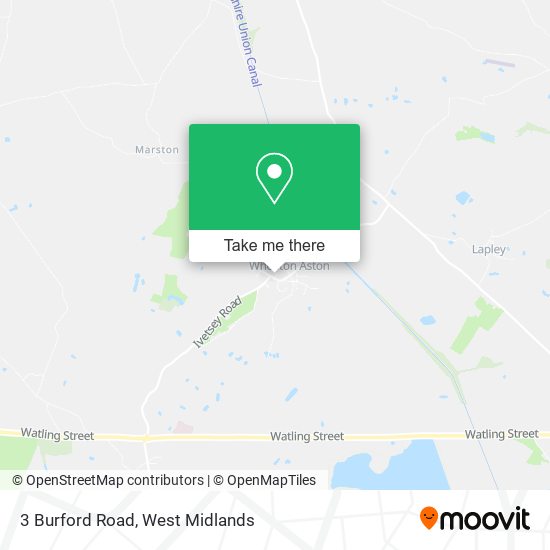 3 Burford Road, Wheaton Aston Stafford map