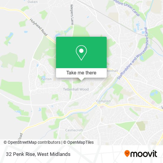 32 Penk Rise map