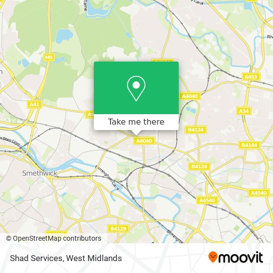 Shad Services map