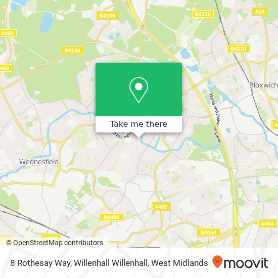 8 Rothesay Way, Willenhall Willenhall map