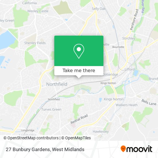 27 Bunbury Gardens map
