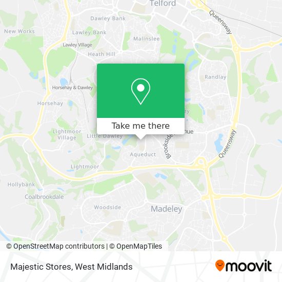 Majestic Stores map