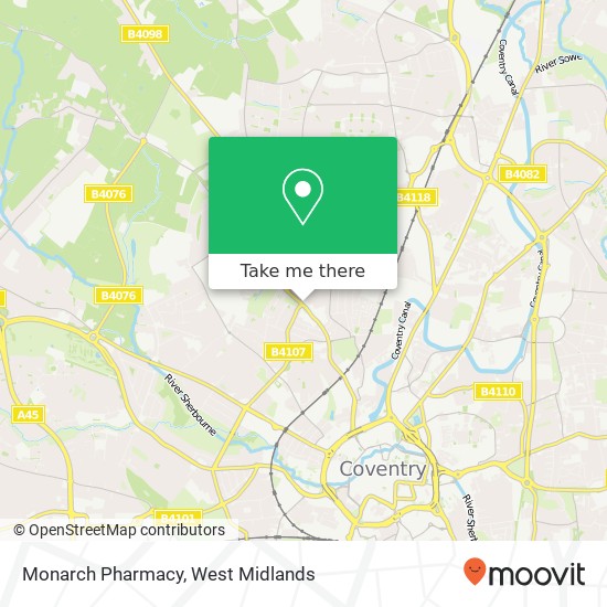 Monarch Pharmacy map