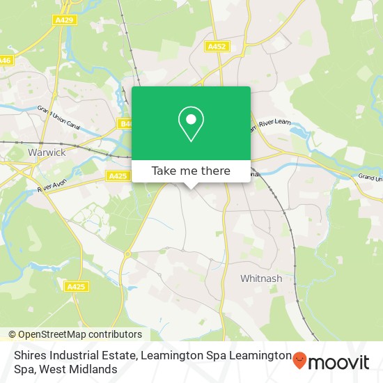 Shires Industrial Estate, Leamington Spa Leamington Spa map