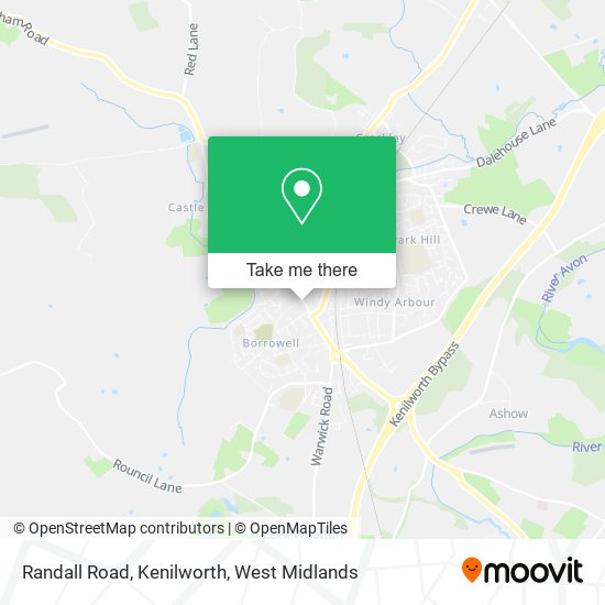 Randall Road, Kenilworth map