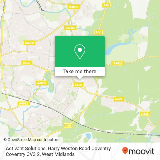 Activant Solutions, Harry Weston Road Coventry Coventry CV3 2 map