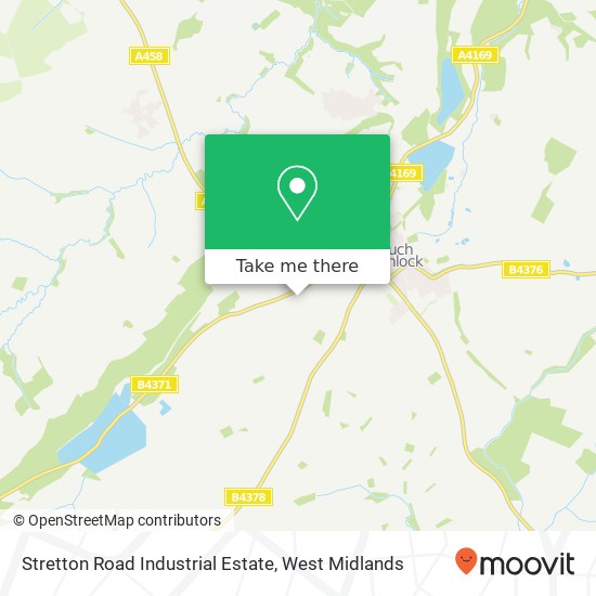 Stretton Road Industrial Estate map