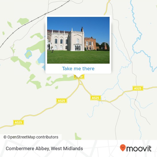 Combermere Abbey, Whitchurch Road Whitchurch Whitchurch SY13 4 map