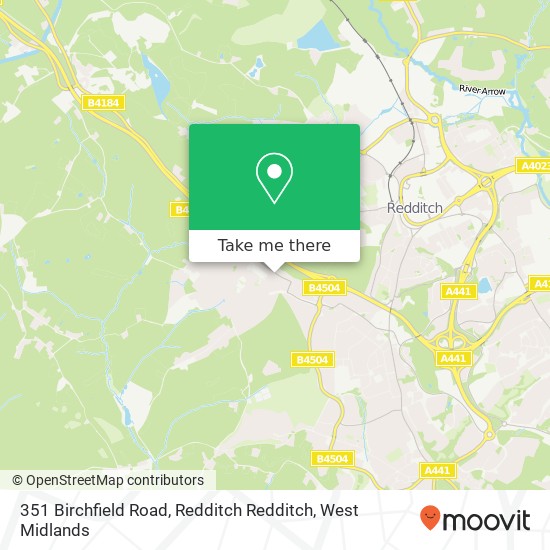 351 Birchfield Road, Redditch Redditch map