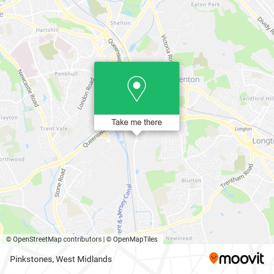 Pinkstones map