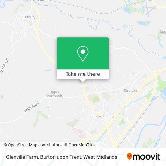 Glenville Farm, Burton upon Trent map