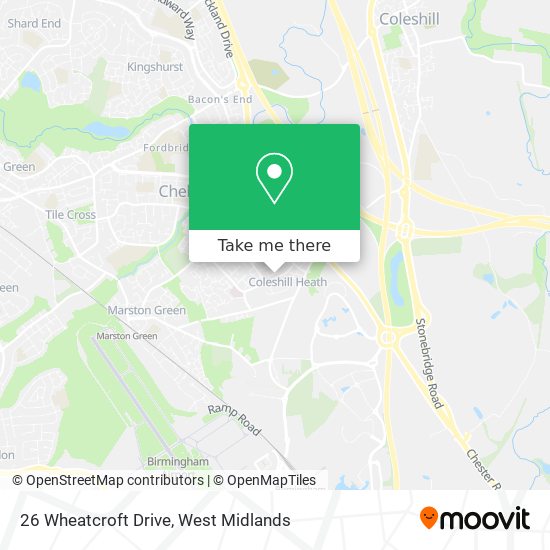 26 Wheatcroft Drive map