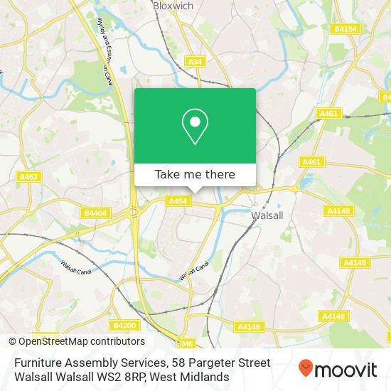 Furniture Assembly Services, 58 Pargeter Street Walsall Walsall WS2 8RP map