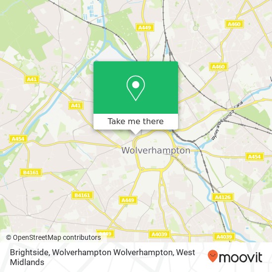 Brightside, Wolverhampton Wolverhampton map