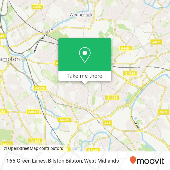 165 Green Lanes, Bilston Bilston map