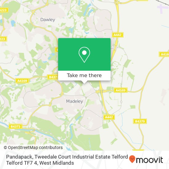 Pandapack, Tweedale Court Industrial Estate Telford Telford TF7 4 map
