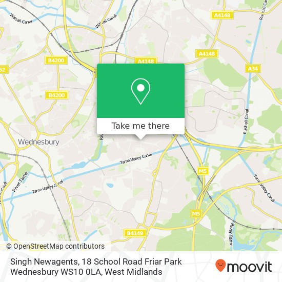 Singh Newagents, 18 School Road Friar Park Wednesbury WS10 0LA map