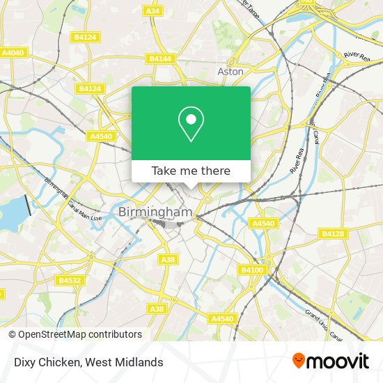 Dixy Chicken map