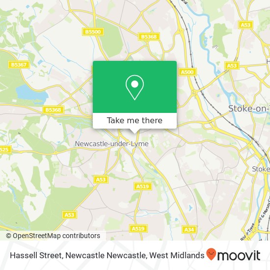 Hassell Street, Newcastle Newcastle map