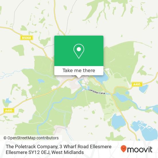 The Poletrack Company, 3 Wharf Road Ellesmere Ellesmere SY12 0EJ map