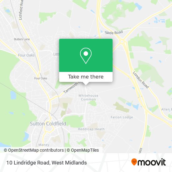 10 Lindridge Road map
