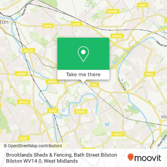 Brooklands Sheds & Fencing, Bath Street Bilston Bilston WV14 0 map