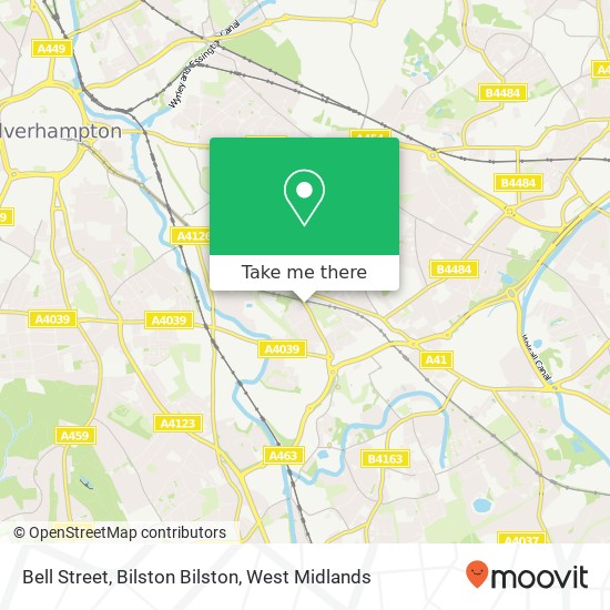 Bell Street, Bilston Bilston map