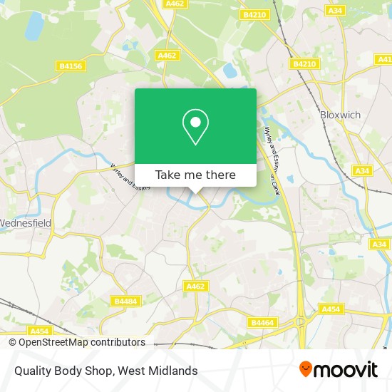 Quality Body Shop map