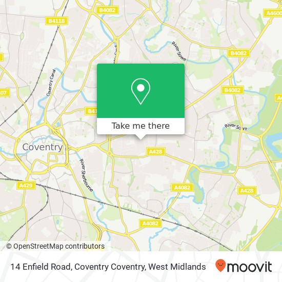 14 Enfield Road, Coventry Coventry map