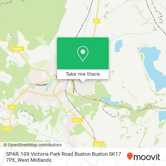 SPAR, 109 Victoria Park Road Buxton Buxton SK17 7PE map