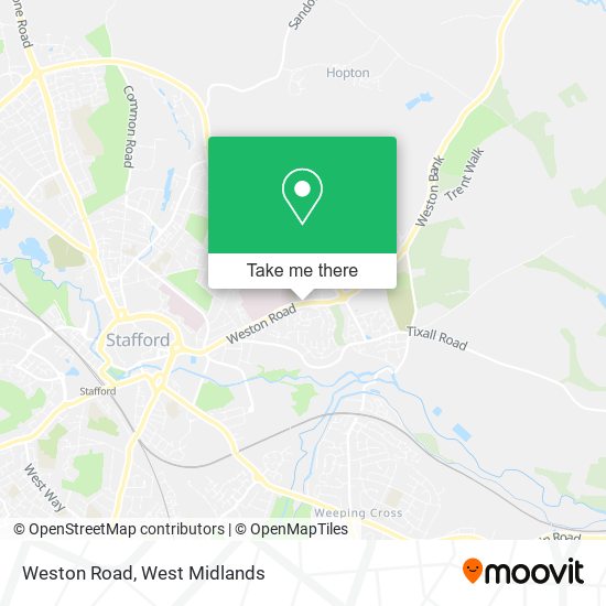 Weston Road map