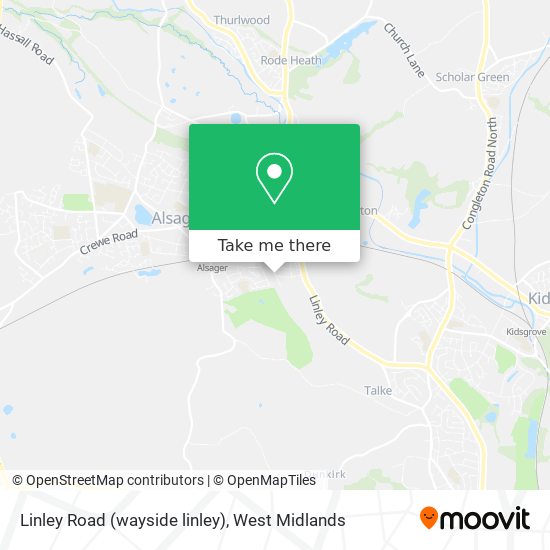 Linley Road (wayside linley) map