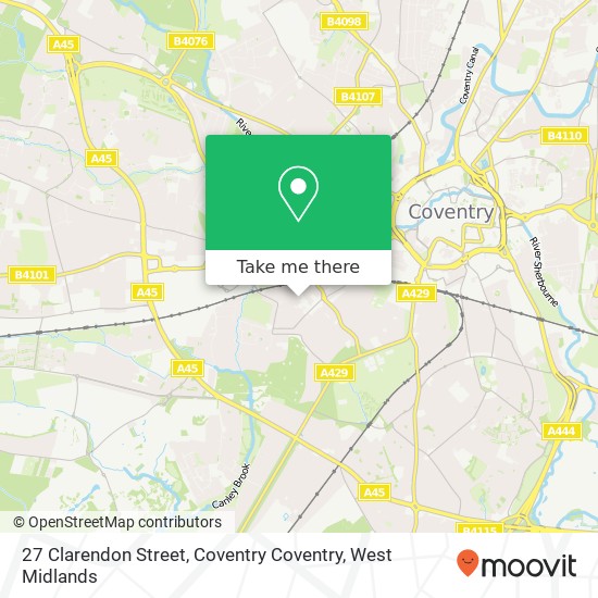 27 Clarendon Street, Coventry Coventry map