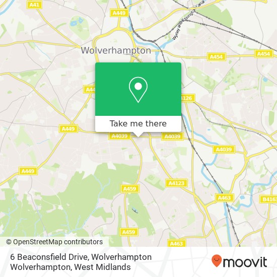 6 Beaconsfield Drive, Wolverhampton Wolverhampton map