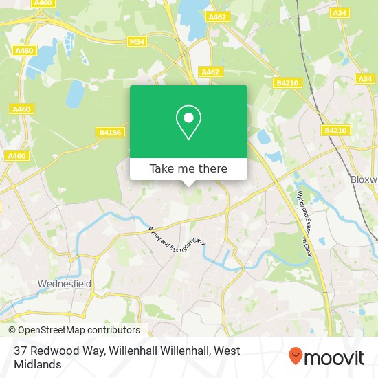 37 Redwood Way, Willenhall Willenhall map