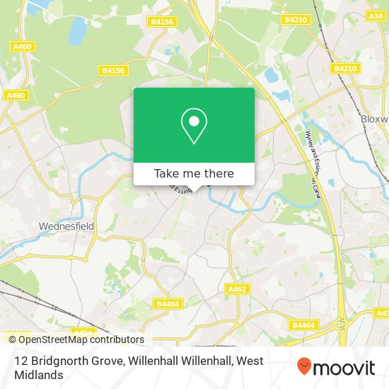 12 Bridgnorth Grove, Willenhall Willenhall map