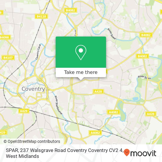 SPAR, 237 Walsgrave Road Coventry Coventry CV2 4 map