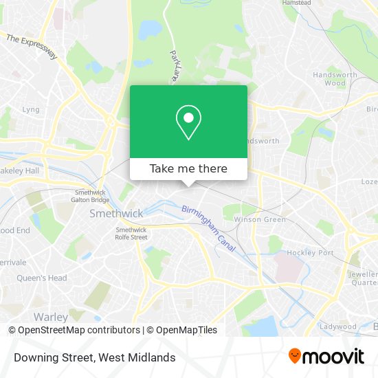 Downing Street map